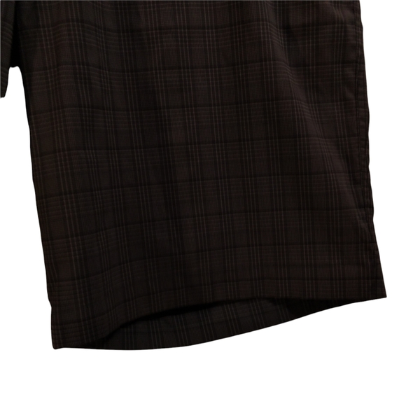 Nike golf shorts mens sz 40 black Plaid dri-fit - Picture 2 of 7